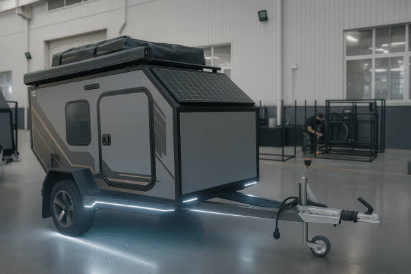 Caravane tout-terrain Thalberg T-800 (Édition Premium – Habillage / Éclairage sous châssis)